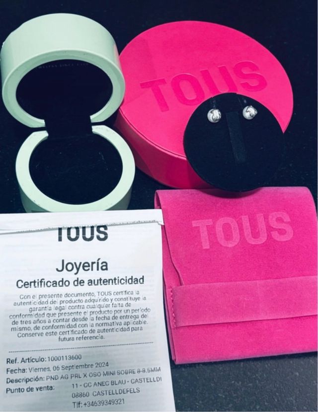 Pendientes Tous Perla Grande