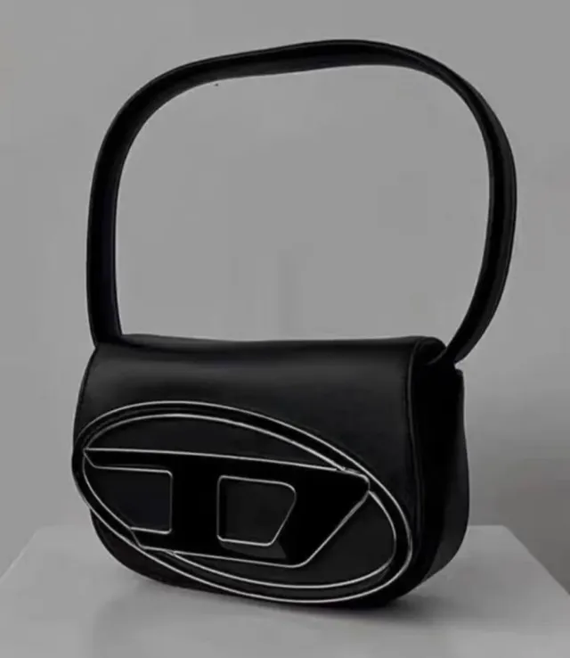 Bolso Diesel Negro Logo D