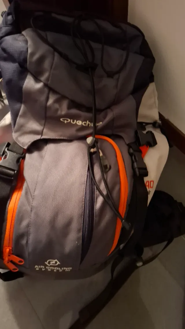 Mochila Quechua Ruta Azul/Gris