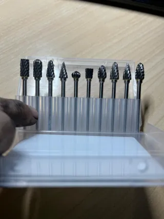 Juego de fresas de metal