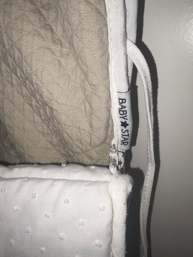 Saco Silla Paseo Baby Star Blanco y Beige