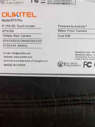 Tablet Oukitel RT3 Pro 10.1 256GB