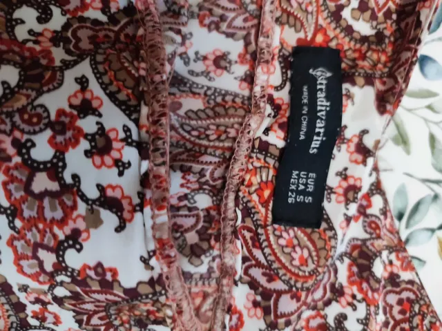 Vestido de tirantes estampado paisley