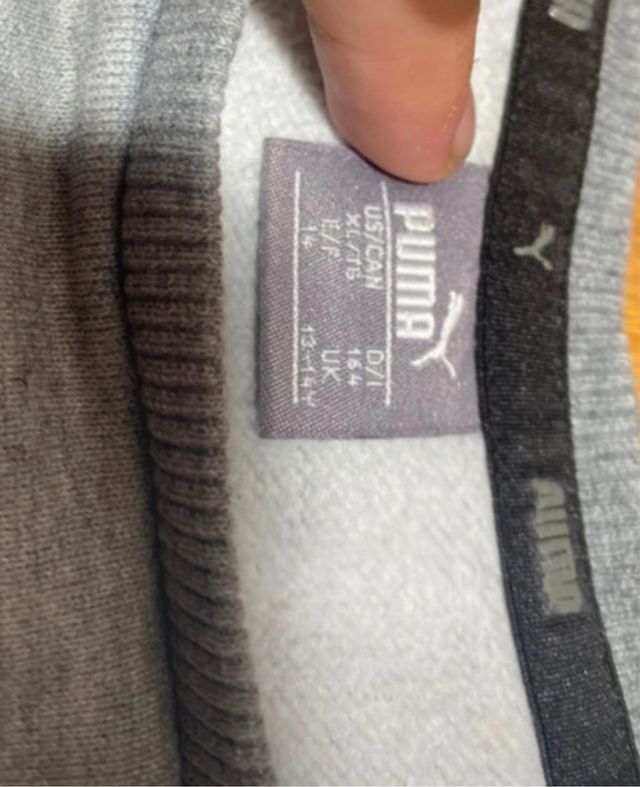 Felpa Puma Grigia per Bambino