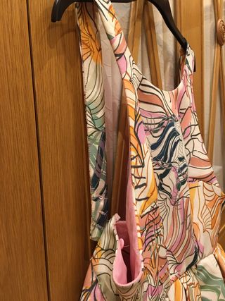 Vestido H&M Talla S Estampado Multicolor