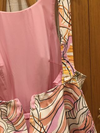 Vestido H&M Talla S Estampado Multicolor