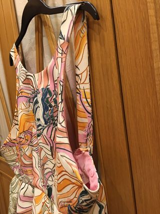 Vestido H&M Talla S Estampado Multicolor