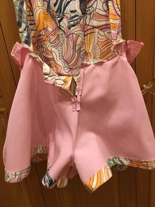 Vestido H&M Talla S Estampado Multicolor