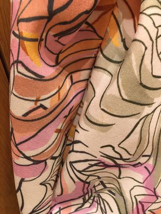 Vestido H&M Talla S Estampado Multicolor