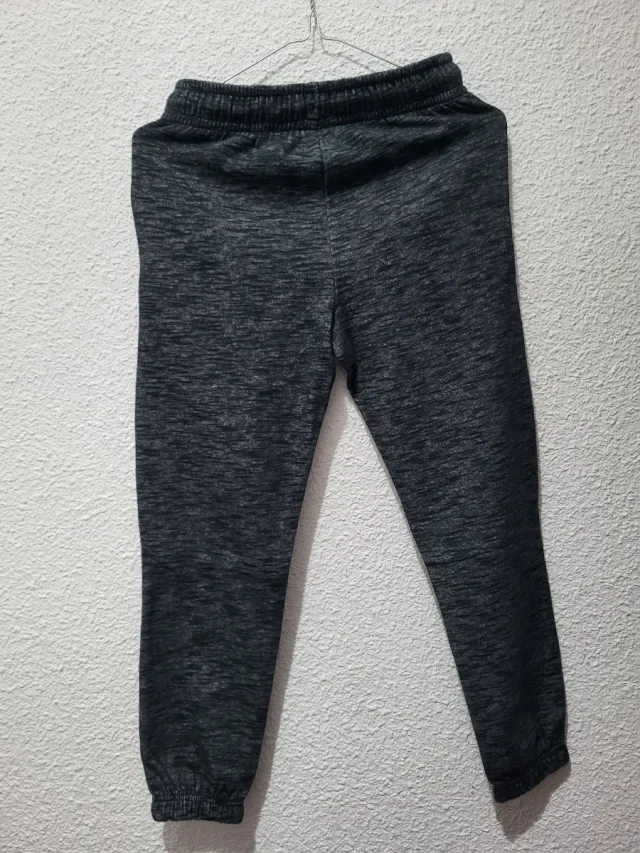 Pantalón chándal niño gris jaspeado