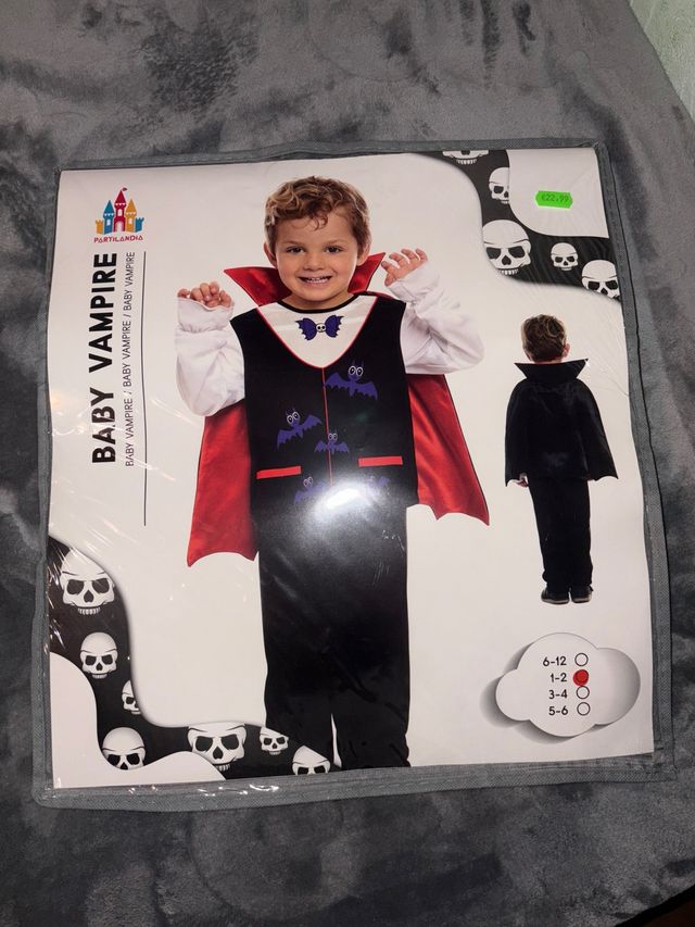 Disfraz Vampiro Partilandia 1-2 años