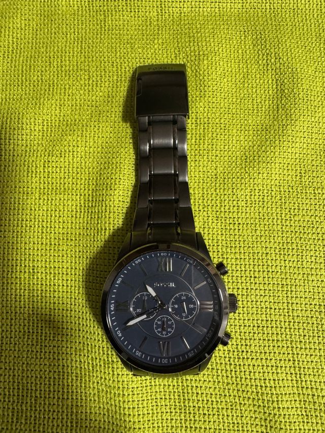 Reloj Fossil Negro y Azul
