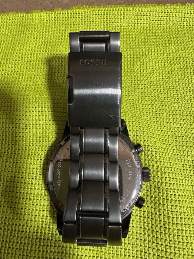 Reloj Fossil Negro y Azul