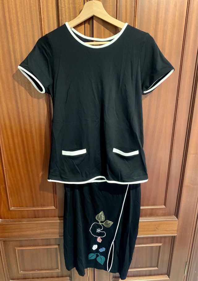 Conjunto Mamatayoe negro y multicolor