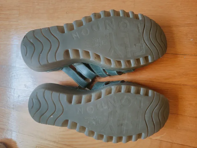 Sandalias Fly London Verde Oliva Mujer