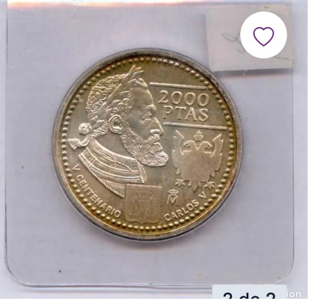 MONEDA DE 2000 PTAS Juan Carlos I  año 2000 RARA