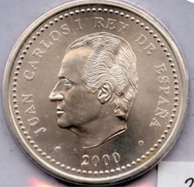 MONEDA DE 2000 PTAS Juan Carlos I  año 2000 RARA