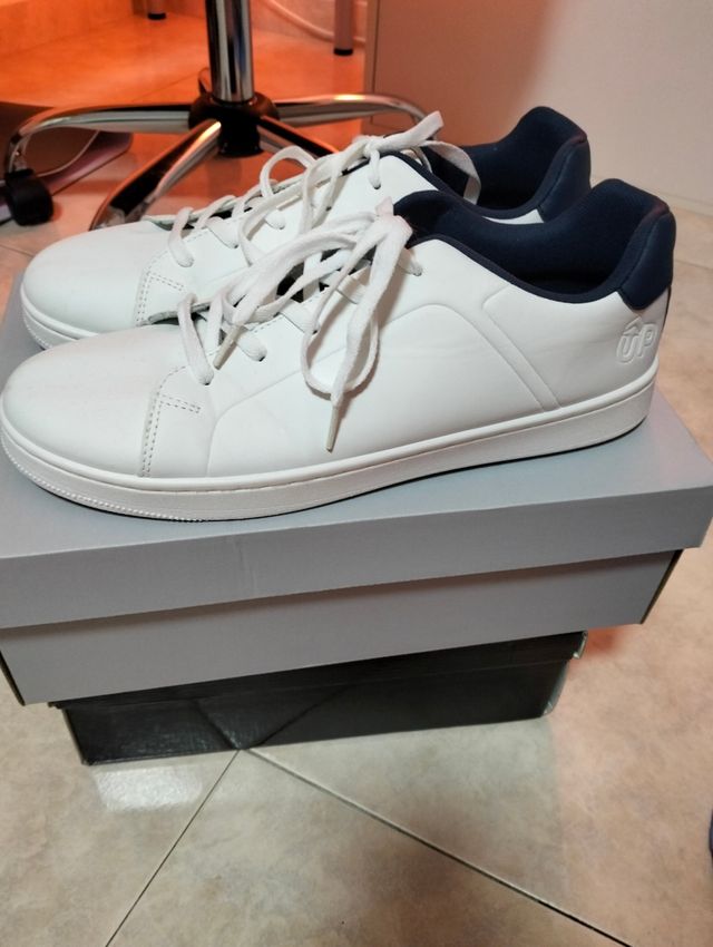 Zapatillas deportivas hombre blancas