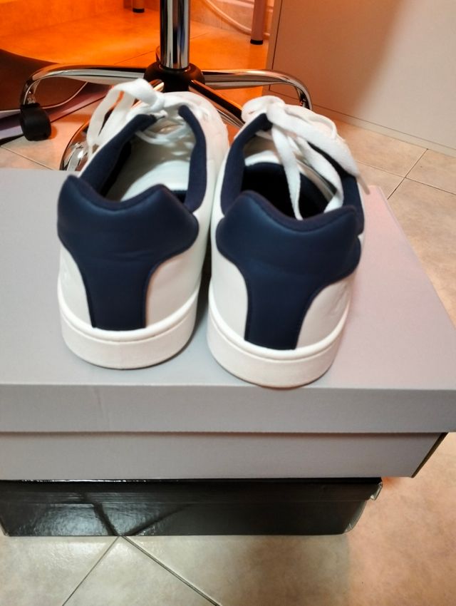 Zapatillas deportivas hombre blancas