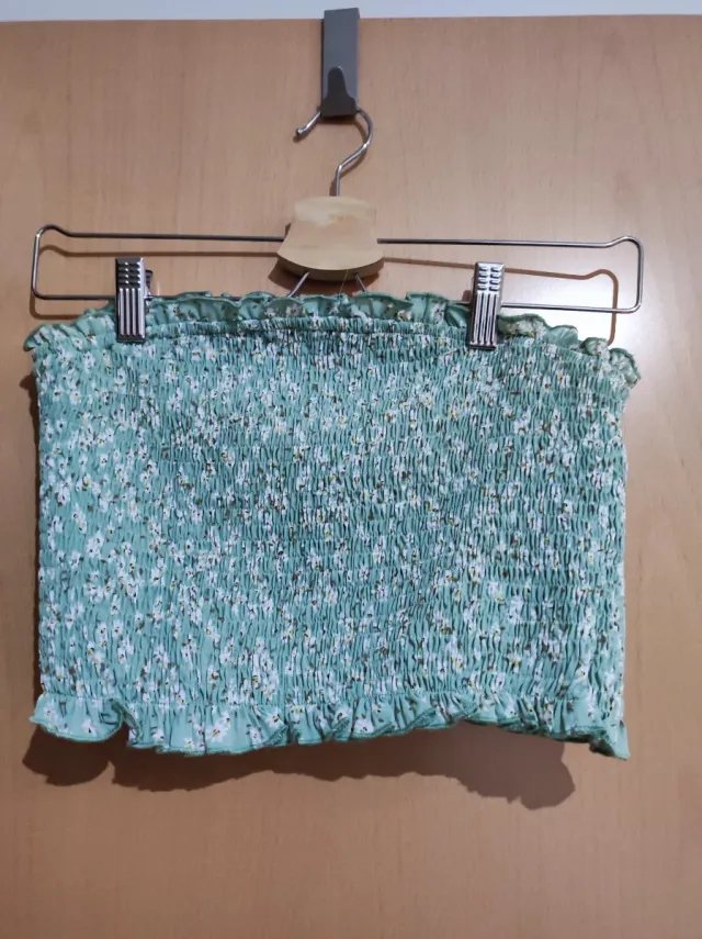 Top elástico floral talla única