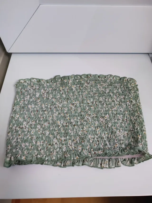 Top elástico floral talla única