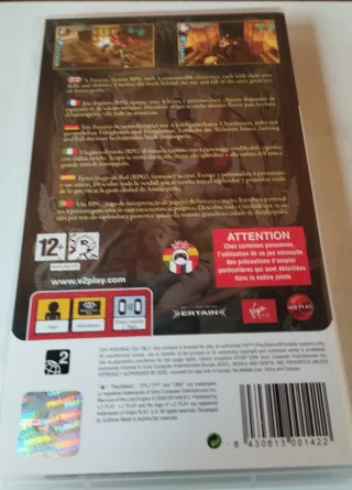 Juego PSP Warriors of the Lost Empire