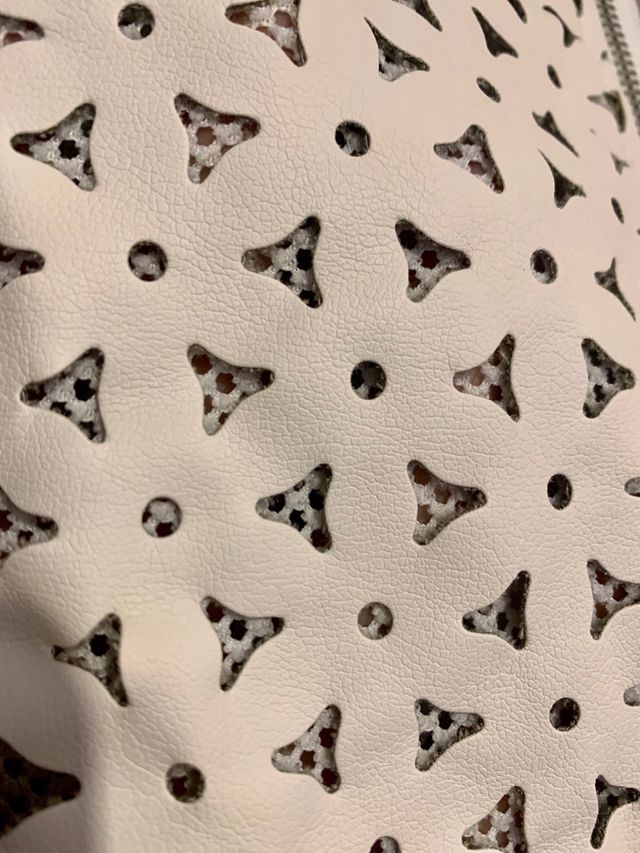 Cazadora biker Lavand blanca