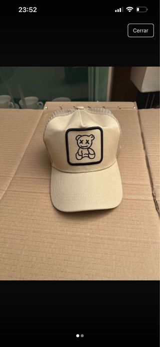 Gorra beige ajustable Paradise