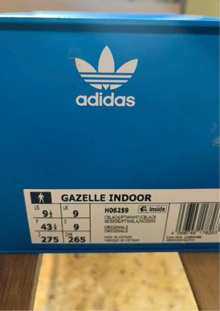 Zapatillas Adidas Gazelle Negras Nuevas