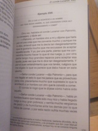 Libro El Conde Lucanor. Bruño. Anaquel.