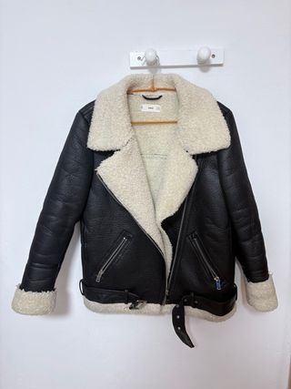 Chaqueta borrego Mango Talla S