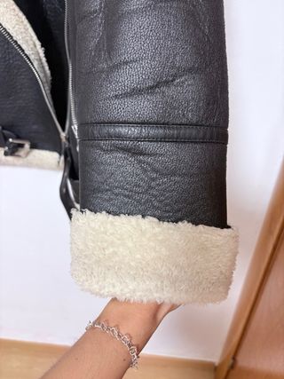 Chaqueta borrego Mango Talla S