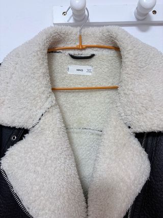 Chaqueta borrego Mango Talla S