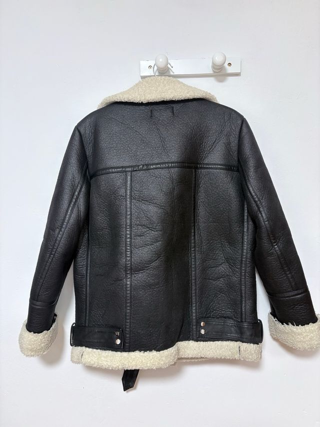 Chaqueta borrego Mango Talla S