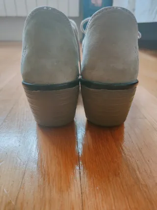 Sandalias Fly London Mujer Beige/Verde