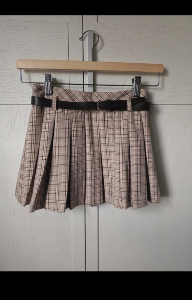 Falda tablillas niña Zara