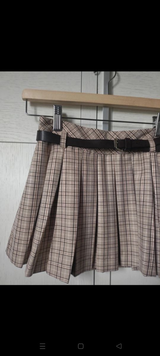 Falda tablillas niña Zara