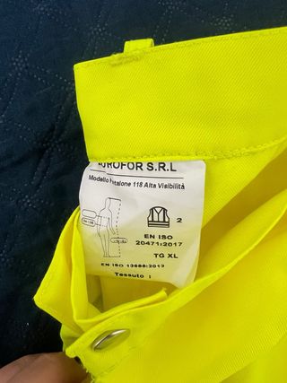 Pantaloni da lavoro alta visibilità