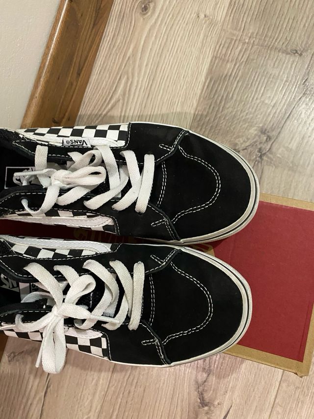 Zapatillas Vans Checkerboard Negras