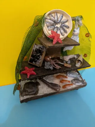 Puesto  pescado para Belén