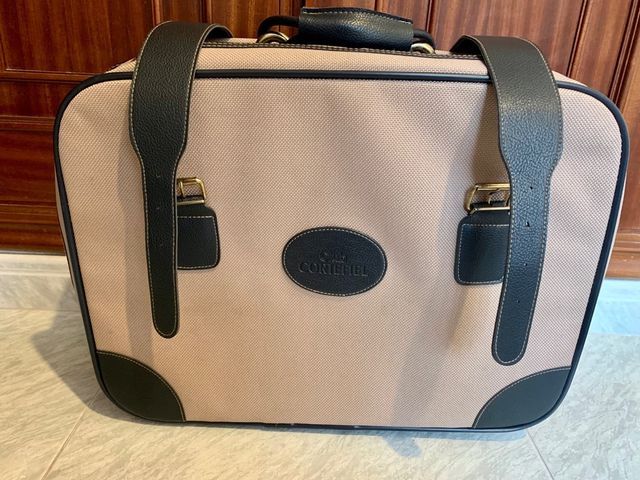 Maleta Club Cortefiel Beige y Negra