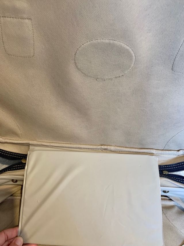 Maleta Club Cortefiel Beige y Negra