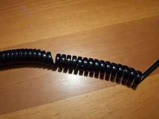 Cavo a spirale elastica RJ10/RJ9/RJ22 (4P4C)