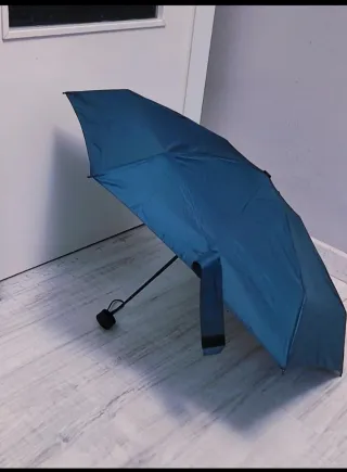 Paraguas plegable mini Parfois azul