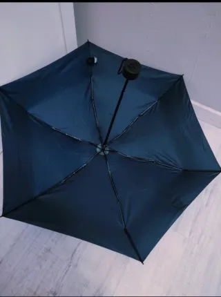 Paraguas plegable mini Parfois azul