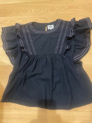 Blusa Bimba y Lola Negra Talla M
