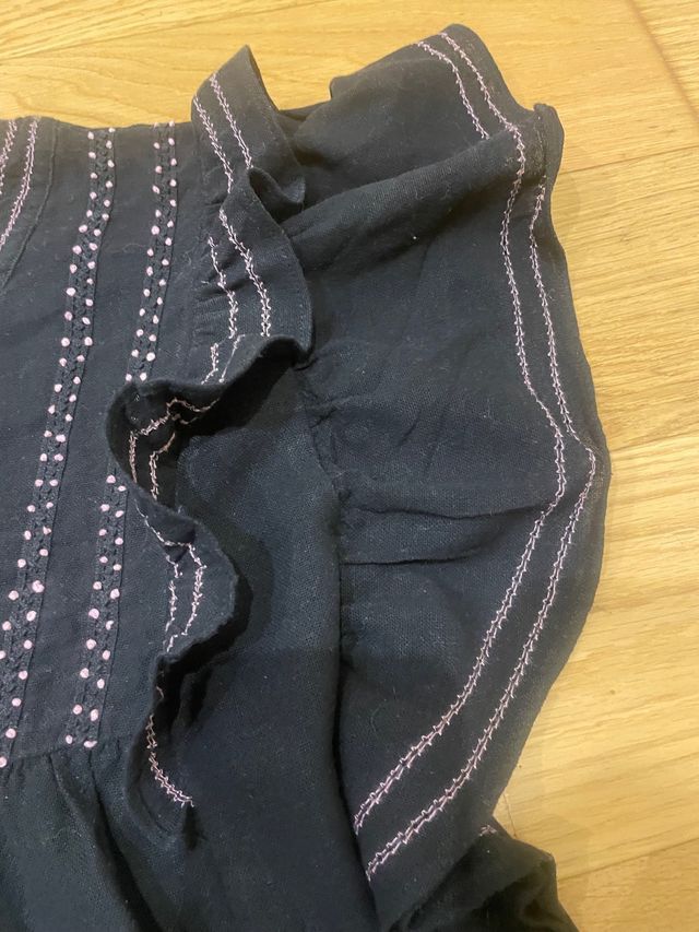 Blusa Bimba y Lola Negra Talla M