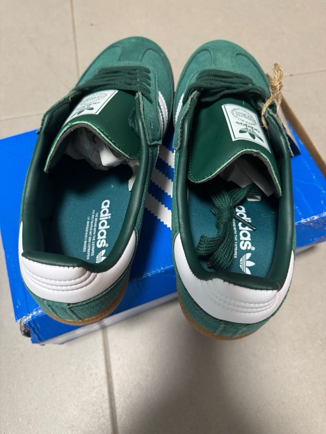 Tênis Adidas Samba Verde Branco Novo Tam 44