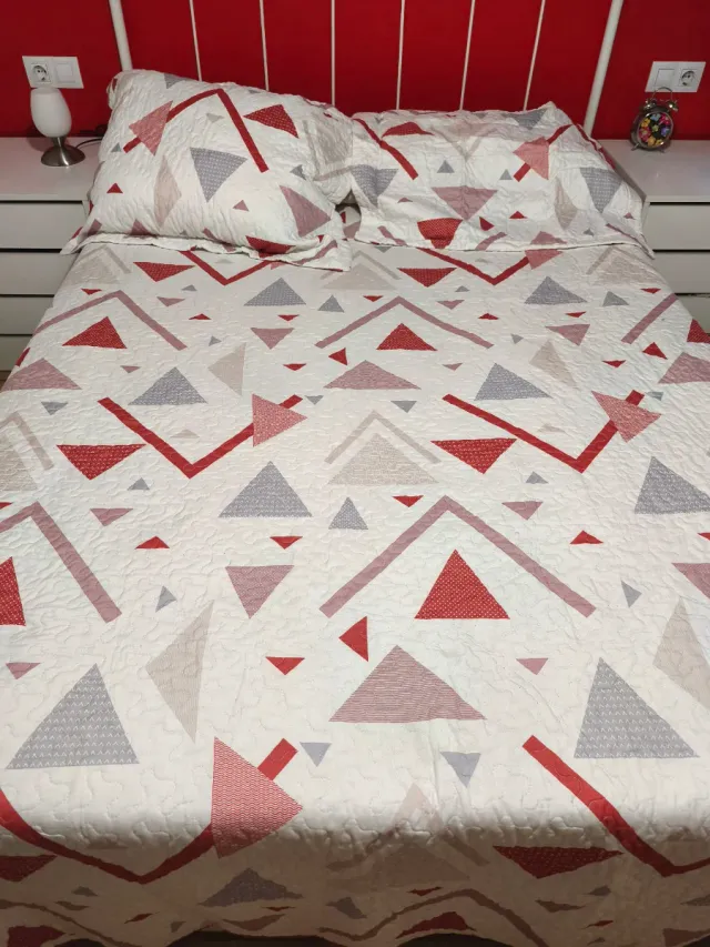 Colcha bouti 135 cm geométrica