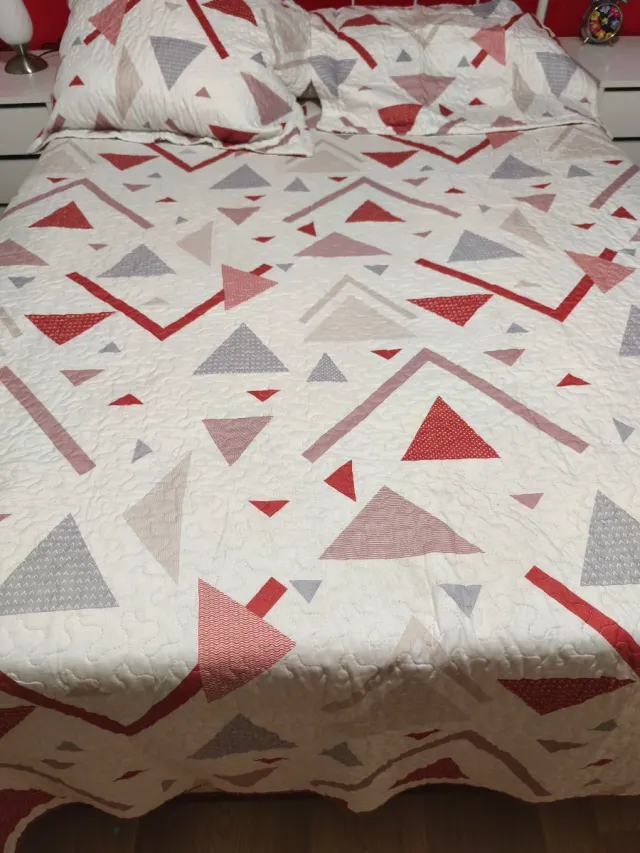 Colcha bouti 135 cm geométrica